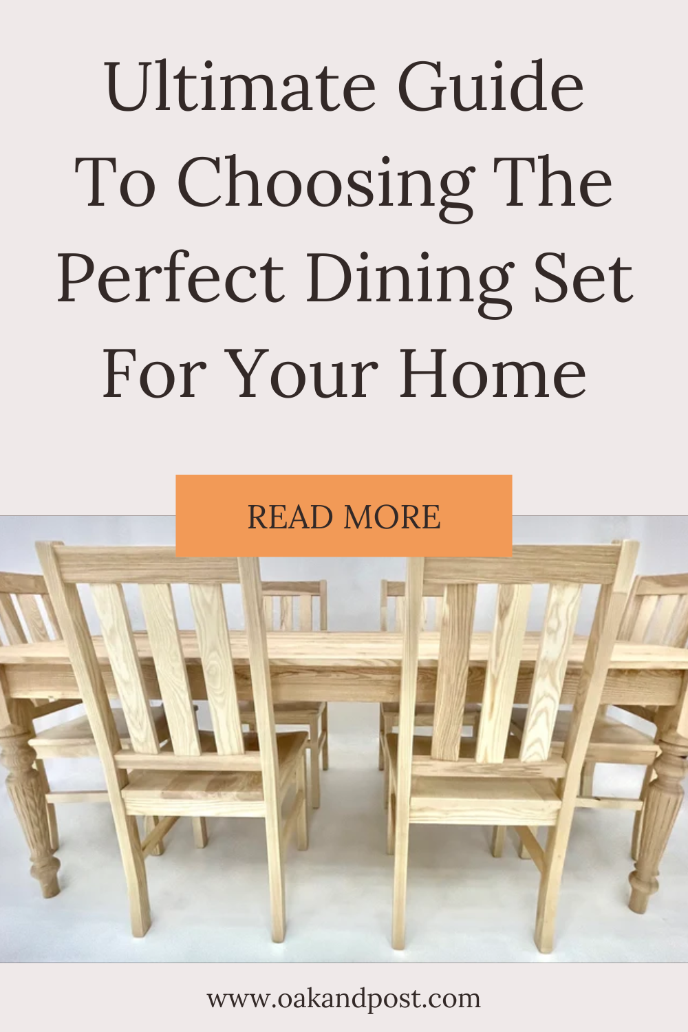 The Ultimate Guide to Choosing the Perfect Dining Set for Your Home