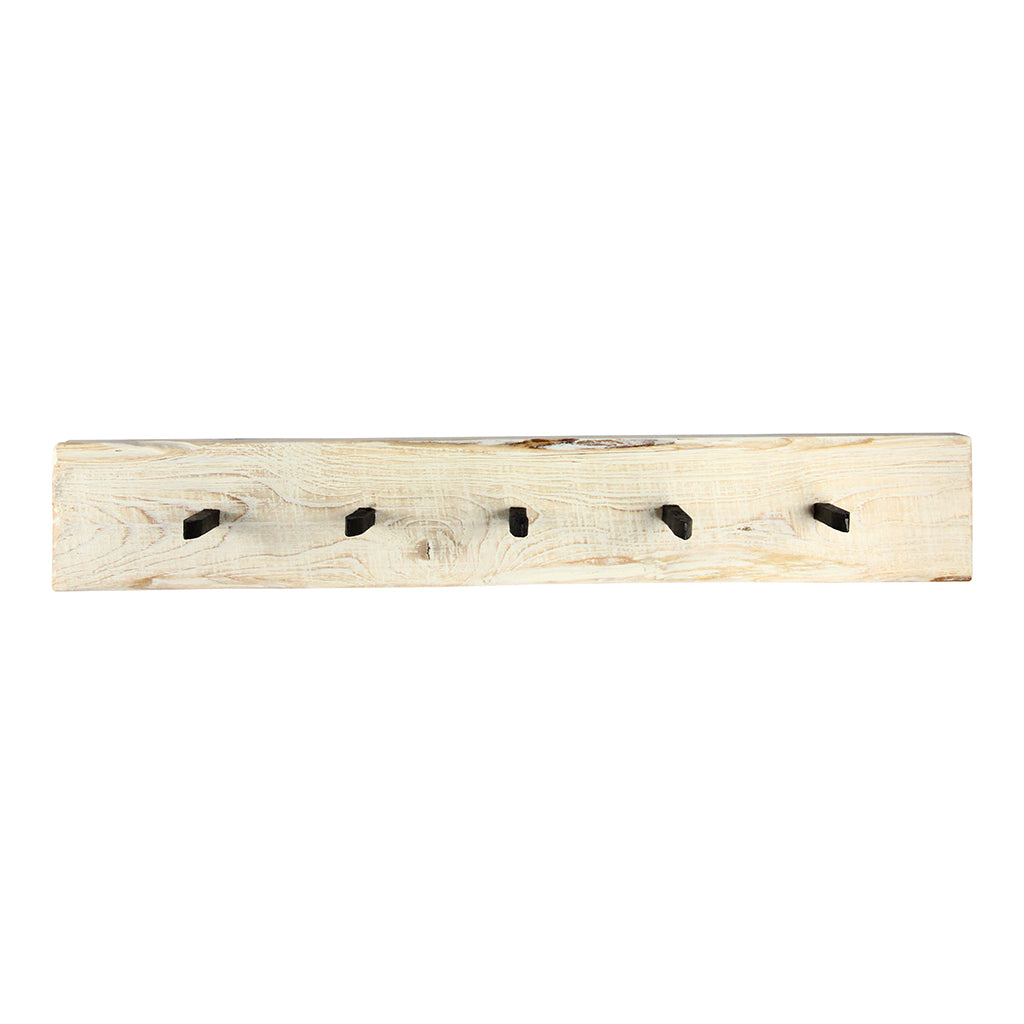 This multi coat hanger is perfect for small spaces, or to create a custom wall. Made with an authentic railway spike from the early 1900's, it can be mounted on any wall to hang coats, umbrellas, bags, hanging plants, etc. Mounting is easy - simply hang using the recess on the back. Its come with  a set of screws and plugs