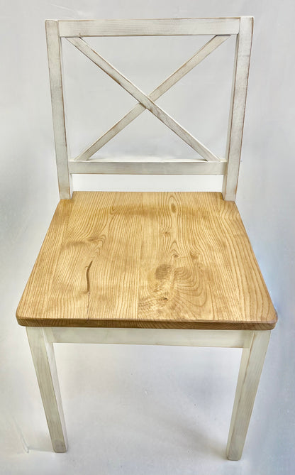 Oak & Post Monastery Farmhouse Vintage Design Chair, Chair, French Chic, Modern Farmhouse chair,Solid Hardwood,Dining Kitchen room,French antique,French cottage,Accent chair, Vintage, handmade,