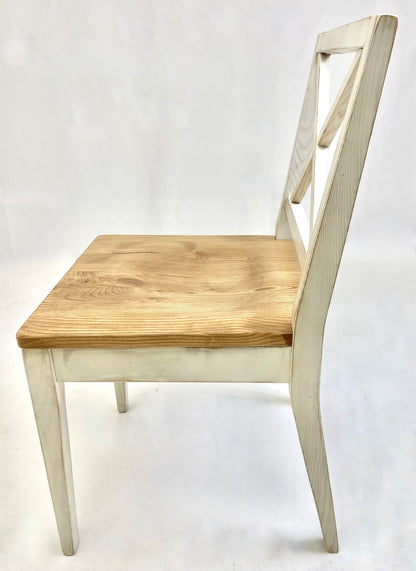 Oak & Post French Cottage Chair, Chair, French Chic, Modern Farmhouse chair, Solid Hardwood,Dining Kitchen room,French antique,French cottage,Accent chair, Vintage, handmade,