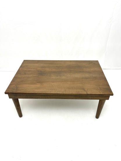 Oak & Post Traditional Modern Farmhouse French Cottage Monastery Coffee Table, Coffee table, traditional modern French cottage, Monastery coffee Table, White table,Distress Vintage wood, Chic Boho furniture