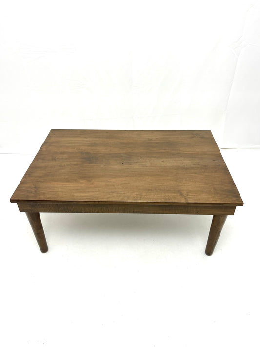 Oak & Post Traditional Modern Farmhouse French Cottage Monastery Coffee Table, Coffee table, traditional modern French cottage, Monastery coffee Table, White table,Distress Vintage wood, Chic Boho furniture