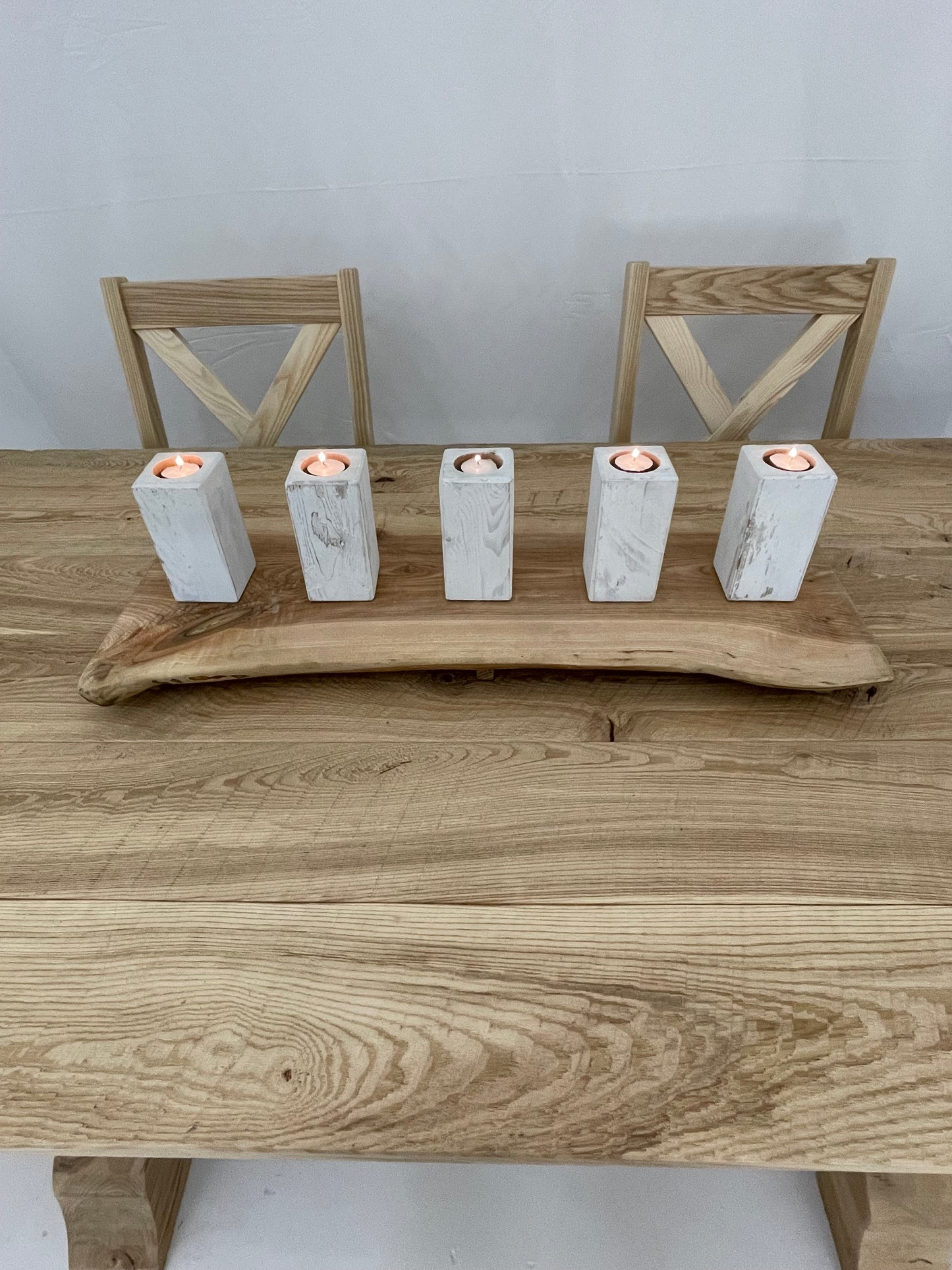 Farmhouse Decor Single Candle Holder