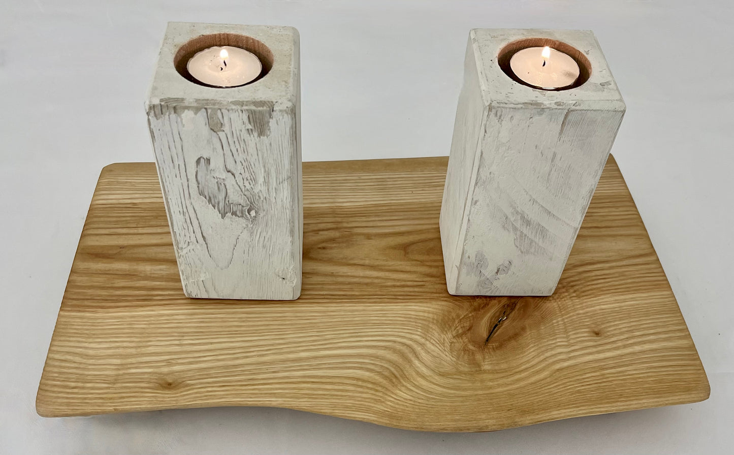 Farmhouse Decor Single Candle Holder