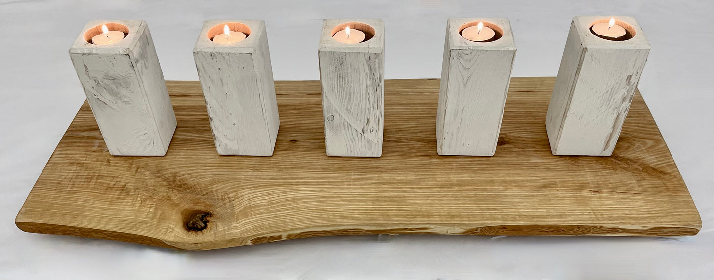 Farmhouse Decor Single Candle Holder