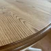 Oak & Post Round French Country Farmhouse End Table