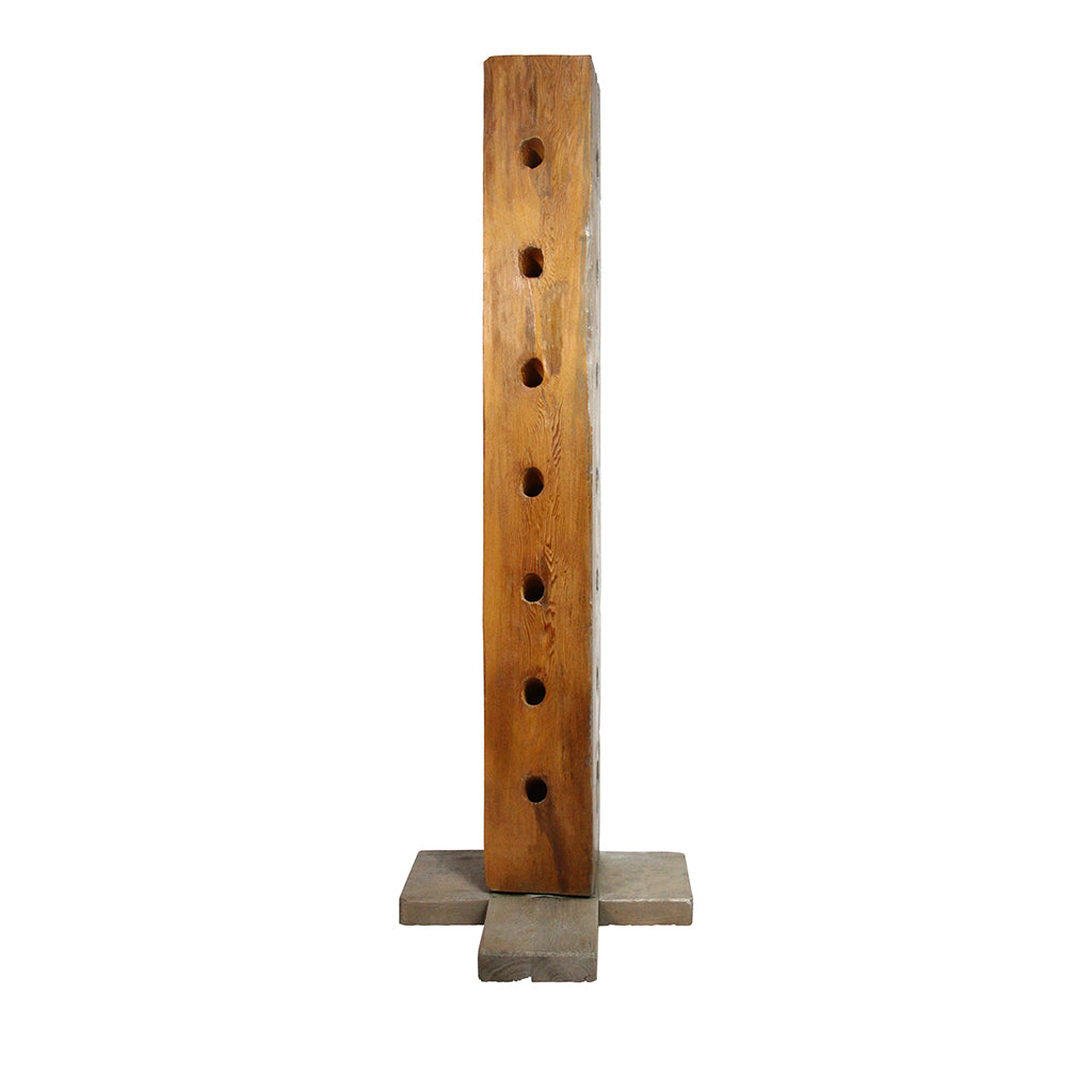 Our wine racks are made from a single beam of reclaimed barn wood, salvaged from a 90 year old barn in Ontario. The unique design features a tilt that creates the ideal storing conditions for any wine. Your rack can be displayed in a living or dining area for easy access, and will add a rustic charm to your decor.